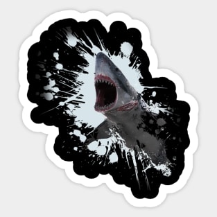 Fury Shark Attack Sticker